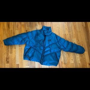 Teal Nike Puffer-coat